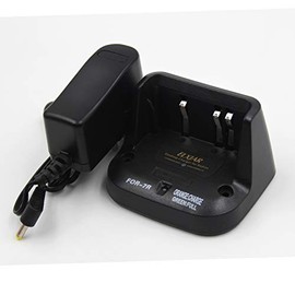 (2-Pack) CD-15A FNB-58 FNB-58Li FNB-80 FNB-80Li Battery Charger Compatible with Yaesu Vertex VX-5R VX-5RS VX-6 VX-6R/E VX-7R VX-7RB Standard Horizon HX460 HX460S HX460SB HX460SS HX471 HX471S HX471SB