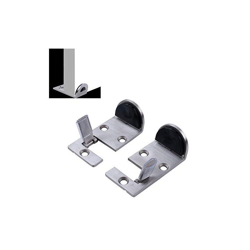 n/a Thickened Stainless Steel Door Stop Hidden Door Holders Catch