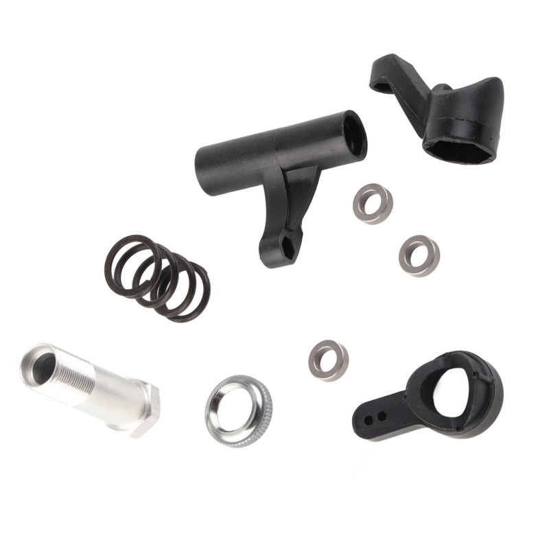 RC Steering Assembly Black High Strength Shock Absorption Steering Link
