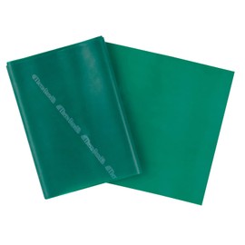 D&M Theraband TBE-3 Training Band, For Beginners, 3.3 ft (1 m), Strength Level + 1, Green, Manual Included, Width 4.9 inches (12.5 cm) x Length 3.3 ft (1 m), Total Body, Stretch, Exercise, Inner Muscles, Rehabilitation, Green