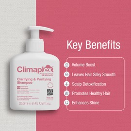 Climaplex Clarifying and Purifying Shampoo - Refreshing and Soothing Properties - Perfect for Deeply Cleansing and Detoxifying Your Scalp - Adds Shine and Volume - Provides Healthy Growth - 8.45 oz