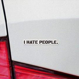 Decal Stickers Of I Hate People Premium Indoor (No Waterproof) Vinyl Decal Stickers For Laptop Phone Accessory Helmet Car Window Mug Tuber Cup Door Wall Decoration ANDVER3048550BL110322