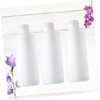 Vaguelly 3pcs Refillable Plastic Travel Containers Durable Lotion and Cosmetic