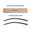Window Visors Rain Guards Shield for 2005-2009 Ford Mustang, Out-Channel