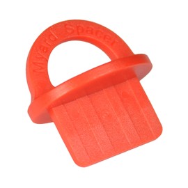 Myard DJS3.2 1/8 Inches Deck Board Jig Spacer Rings for Pressure Treated, Composite, PVC, Plank, Hardwood Decking Tool (Red, 20-Pack)