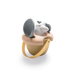 Dantoy - Tiny-Serie 5-teiliges Eimer-Set - Sandspielspaß aus umweltfreundlichem Biokunststoff - ab 10 Monaten