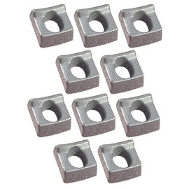 A.A 10 Pack Wheel Rim Clamp Wedge for Mobile Home, Lowboy Construction Trailer (10)