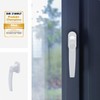 ABUS FG50 Window Handle Lockable with Push Button Without Key