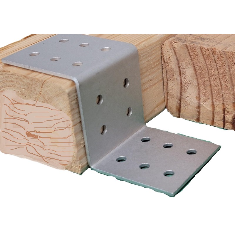 Z Bracket, 12 Hole +4, 1.4 inch Each face, Set