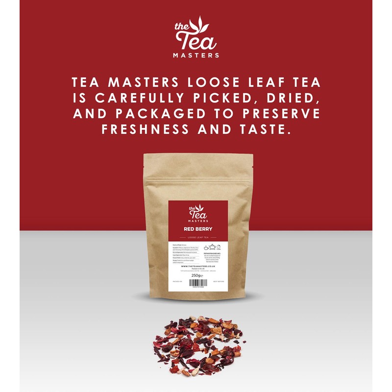 The Tea Masters Loose Leaf Tea - Red Berry (1x250g)
