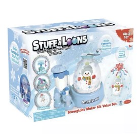 Goodmark Stuff A Loons Snow globe Maker Kit Value Set Snowman Stuffed Balloons New Sealed