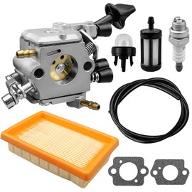 Carburetor Fit for Stihl BR350 BR350Z BR430 BR450 SR430 SR450 Zama C1Q-S210 C1Q-S210B C1Q-S209C Backpack Blower, Leaf Blower Carb Tune Up Kit Replace 4244 120 0606