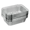 sourcing map 30pcs Aluminum Foil Pie Pans 7.48x5.12" Rectangle Disposable