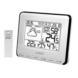 La Crosse Technology WS6818WHI-BLA Weather Station - White/Black
