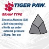 Weiler 51114 4-1/2" Tiger Paw Abrasive Flap Disc, Flat (Ty27),