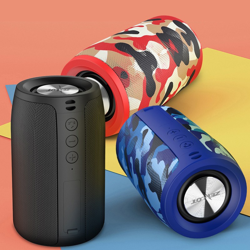 ZEALOT S32 Marine Camouflage TWS Bluetooth Portable Speaker Outdoor Waterproof