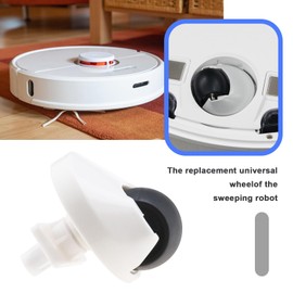 The Lord of the Tools Front Wheel Caster Universal Wheel Compatible with Roborock S6/S7 Series S65/S55 Max/S65 Pure/S45 Max/S70/S75 Robot Vacuum Cleaner