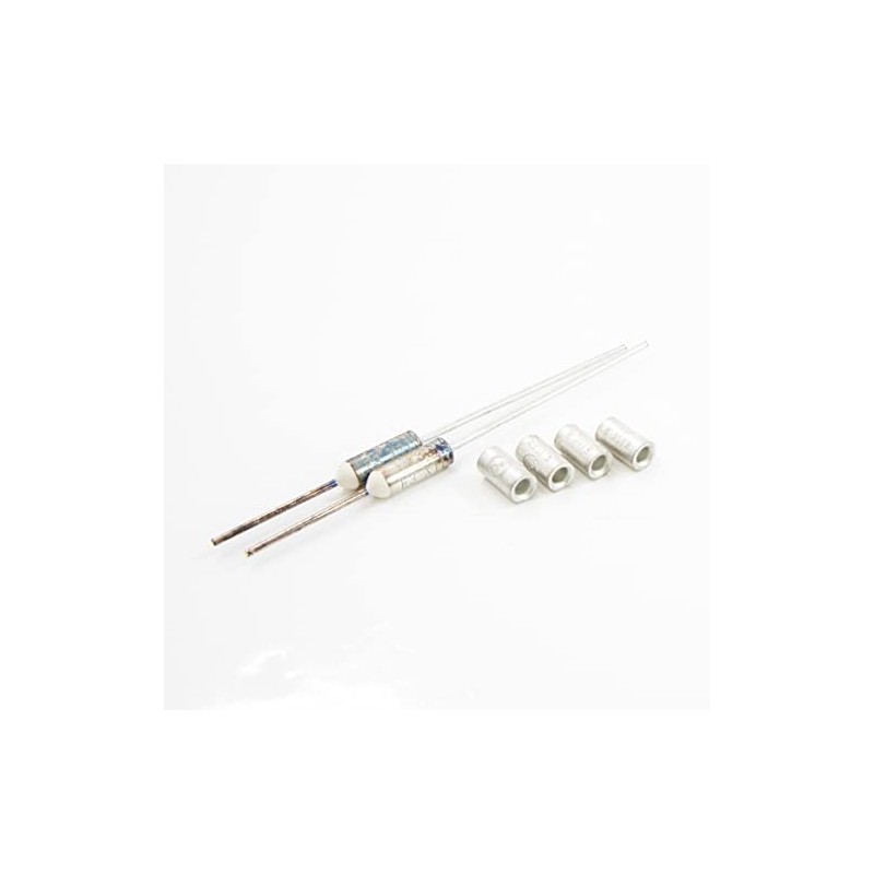 Pellet Type Thermal Fuse 402°F (154°C), 250V, 10A, Pack of