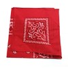 combocube 12 Pack(one dozen) Multi-Purpose novelty Red Cotton Paisley Cowboy