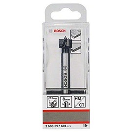 Bosch 2608597601 Hinge Cutting Bit HM 15 x 90 mm, D 8 mm