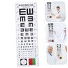 ULTECHNOVO 2pcs Visual Eye Test Chart Wall Hanging Easy to