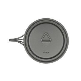 Kuvik 650ml Titanium Pot with Lid - Ultralight and Compact Pot for Backpacking, Camping, and Survival