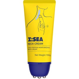 Z：SEA Crema Reafirmante Para El Cuello Z:Sea Con Aplicador De Rodillo - 150 Ml, Antiedad, Hidratante Y Reafirmante (Colágeno, Vitamina C, Ácido Hialurónico)