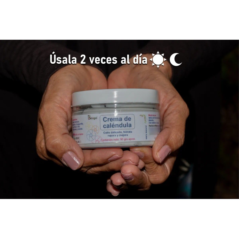Crema Facial Calendula Belegui Hidratante Piel Sensible 90 G Sensible