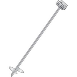 Tie Down Engineering 59085N Iron Root Double Head Earth Anchor - 3/4" D x 48" L x 6" Helix, Class 4A