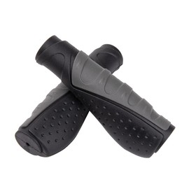 Bike Handlebar Grips Short, Bicycle Handle Grips Ergonomic Antislip Shift Replacement Grips, Rubber Comfort Bike Grips for BMX MTB Mountain Road Bike(90mm/130mm)