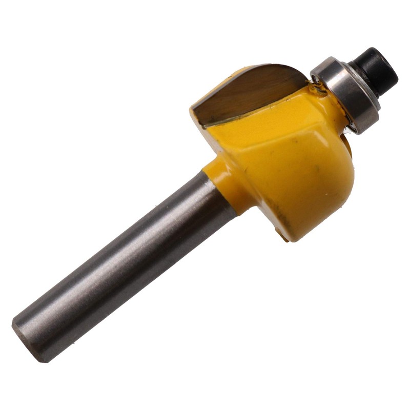 TCT Bearing Cove Box Router Bit 22mm D 6.3mm Radius