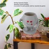 Succulent Pot Adorable Smiling Figure Standing Thumb Up Resin Flower