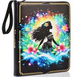 KarlyPro Binder Compatible with Lorcana Cards 990 Pockets Collectible Card Holder for Sports Cards and other TCG Trading Cards with 55 Sleeves(LOR-2)