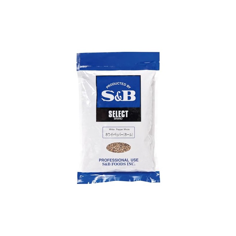 Sb Foods White Pepper Hole 17.6 oz (500 g)