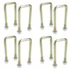 8 Pack M10 40mm x 110mm U-Bolt N-Bolt for Trailers
