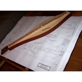 Unbranded Dulcimer mountain   Plans   actual size - Full scale   detailed
