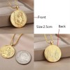 Medal Florence Nightingale Hecate 18K Gold Plated Coin Necklace,Merit Medallion