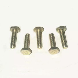 Early Citroen 2CV ID19 DS21 DS19 SM Gold Zinc M7 Bolts With 12mm Head - NEW! (5)