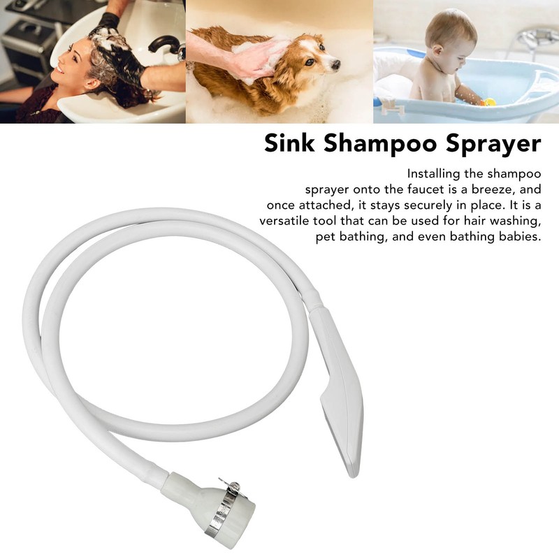 Hair Salon Handheld Shampoo Sprayer Sink Faucet Shower Head with