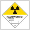 V Safety Hazard Diamond – Radioactive I-200 x 200 mm