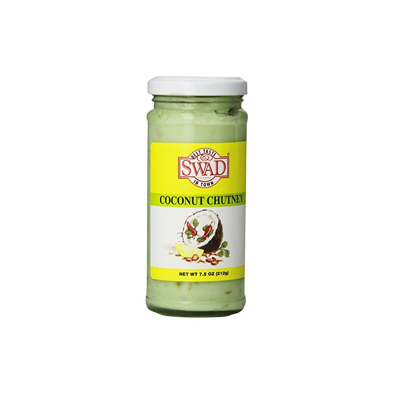 Swad Coconut Chutney, NET WT 7.5 OZ(212g)