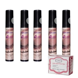 Prosa 4 en 1  Rimel Mascara Para Pestañas Varios Modelos  5 Pack  Jabón 50Gr La Artesanal (Profesional)                                               