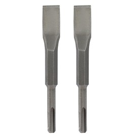 LDEXIN 2Pcs 3/4 Inch (20mm) Wide Flat Chisel with SDS Plus Shank, Scaling Chisel for Concrete Masonry Stone, 5.9 Inch (150mm) Long