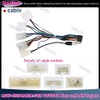 2-Pack Toyota Low-End Car Stereo Wiring Harness Cables, Multiple Vehicle-Specific