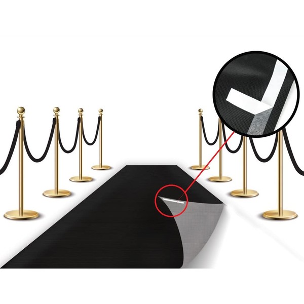 LEMONSODA Red Carpet Floor Runner Hollywood Party Decoration Fabric 100