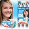 SMILE SAVER 360° Braces Brush 3-Sided Toothbrush 3PK | Orthodonic