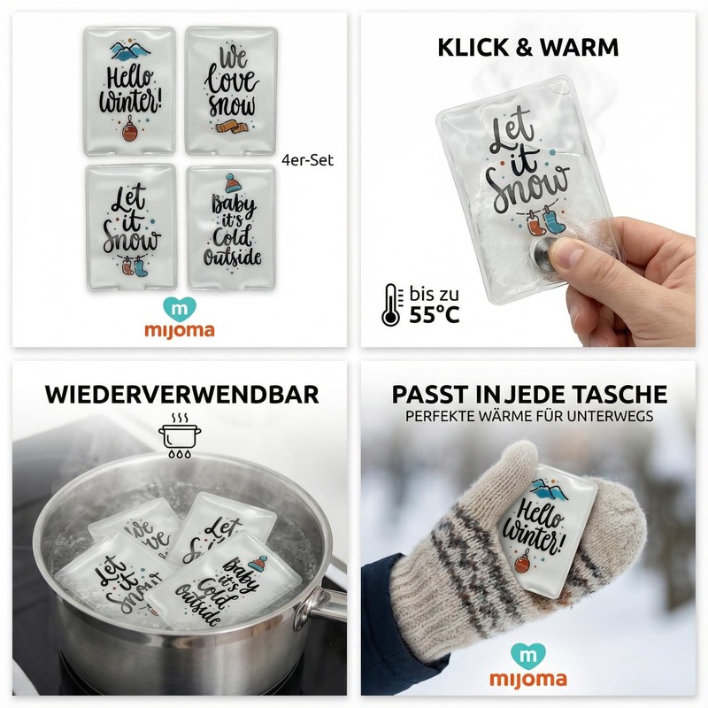 Hand Warmer Pocket Warmer Sets Finger Warmer Against Cold Hands