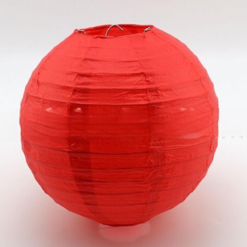 Tmade 12 PCS 6" Red Paper Lanterns for Birthday Baby