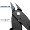 KTHZI 2 Pcs Wire Cutter Precision Flush Cutters Side Cutter