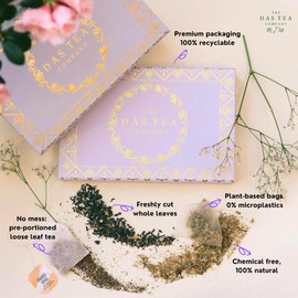 Tea Sampler Gift Set for Fall - 18 Assorted Organic Tea Bags for Self Care, Supports Energy, Mood, Restful Sleep and Overall Wellness - Chamomile, Black, Chai, Rooibos, and More - Best Holiday Gifts 2024